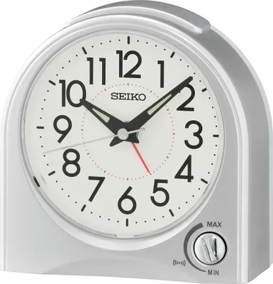 Image de Seiko QHE204S Réveil à quartz argenté