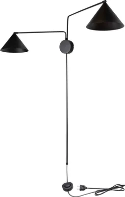 Zdjęcie produktu dla Kinkiet MAGIC czarny 2xE27x15W metal wym:135x23x142cm IP20 Sigma Lighting