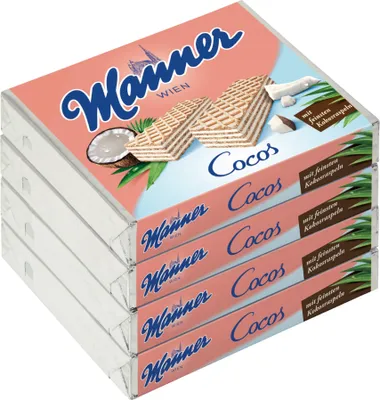 Produktbild von Manner Schnitten Cocos 4x75g