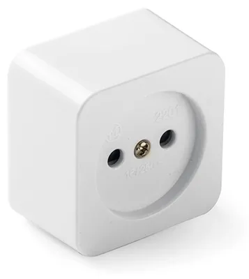 Image de Socle Carré Blanc 16 à 250 V