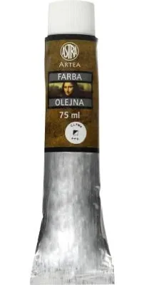 Produktbild von Astra Ölfarbe Zinkweiß 75 ml mit hoher Farbkraft und Lichtbeständigkeit