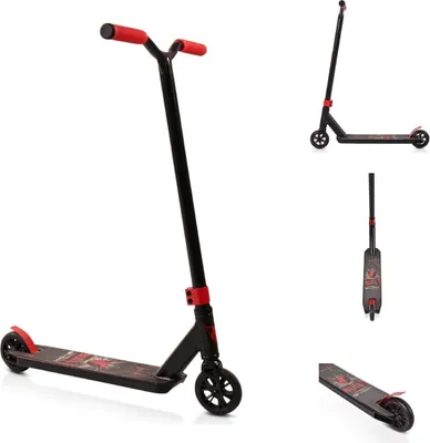 Produktbild von Byox Kinderroller Bull PolyurethanRäder, ABEC-7, Lenker 360° drehbar, Bremse, bis 100 kg