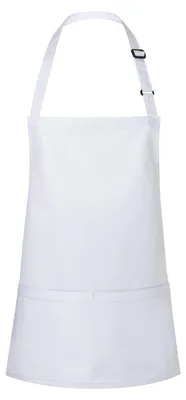 Produktbild von Karlowsky - Damen Latzschürze, Kurz FK2424 (Einheitsgröße) (Weiß)