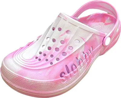 Produktbild von Damen Clogs Pantoletten Pastell Bunt Rosa Gr. 38