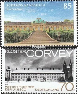 Produktbild von Briefmarken BRD (BR.Deutschland) 2016 Mi 3216,3220 (kompl.Ausg.) gestempelt Burgen und Schlösser