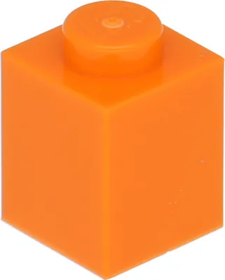 Produktbild von LEGO: 100x Stein 1x1 in 'Orange'