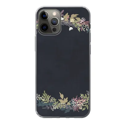 Produktbild von MuchoWow® Handyhülle Schutzhülle Hülle für iPhone 12 Pro Girlande - Pastell - Sommer Silikon Softcase Handy Hülle - Abdeckung