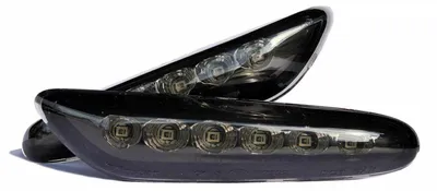 Für BMW E81 E87 E82 E83 E84 E60 E61 E90 E91 E92 E93 2x LED Seitenblinker Schwarz in der Farbe Schwarz von Goingfast