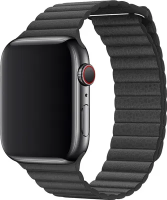 Produktbild von Apple Leather Loop Apple Watch medium 42mm / 44mm / 45mm / 49mm Black