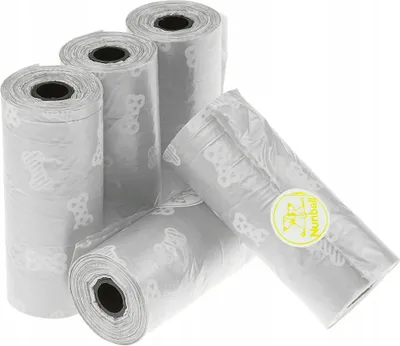 Produktbild von Hundekotbeutel 5 Rollen 75 Stk. farbig