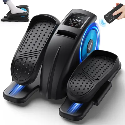 Produktbild von Mini Ellipsentrainer & Stepper – 12-stufiger Crosstrainer mit Fernbedienung & Display, leise, tragbar, vormontiert, ideal für Home-Office & Freizeit