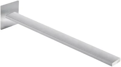 Obrázok produktu pre Uniqoos® Držiak na uteráky z nehrdzavejúcej ocele, 40 x 6 x 8 cm, nerezový, s brúseným povrchom – pre kúpeľne, montáž bez vŕtania, stabilný a elegantný dizajn