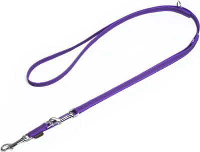 Produktbild von Mystique® Gummierte Umhängeleine Leine 12mm Standard Karabiner lila 3m