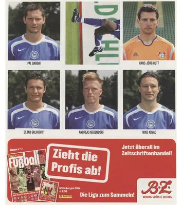Image de Panini Bundesliga 2005/06 - Autocollants - Feuille promotionnelle n° 4