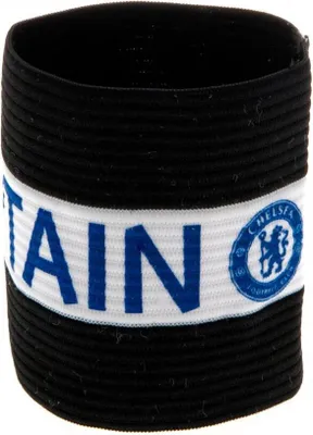 Produktbild von Chelsea FC Kapitän Armbinde TA2953 (Einheitsgröße) (Schwarz)