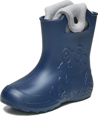 Produktbild von Ladeheid Eva Kinder Gummistiefel Regenschuhe gefüttert (Marineblau, 30/31) LA-CA-04