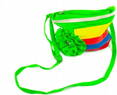 Produktbild von Mädchen Umhängetasche Bunt - Kleine Schultertasche für Alltag & Reise - Reißverschluss