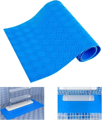 Productafbeelding van Zwembadladdermat 90 x 23 cm, blauw, voor zwembad