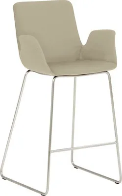 Produktbild von Barstuhl Mayer Sitzmöbel 1222 53 x 49 x 95 cm Edelstahl/taupe 1222_K4_30484