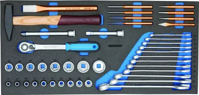 Produktbild von GEDORE 1110 CTB3-01 Werkzeugsortiment in CT-Modul 43-teilig, 3005240