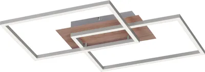 Produktbild von JUST LIGHT LED Deckenleuchte IVEN Fernbedienung, CCT, dimmbar holz Wohnbereich, z.B. Wohnzimmer, Schlafzimmer, Esszimmer, Flur, Büro-/Arbeitszimmer