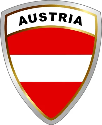 Produktbild von Aufkleber Österreich Wappen Dimension 45 x 35 mm