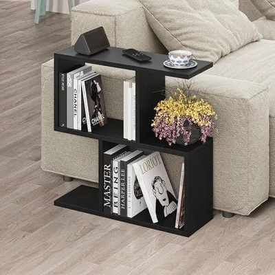 Produktbild von Famanu Holzkorb Modernes Design Schwarz - Holzlagerung für Innenräume