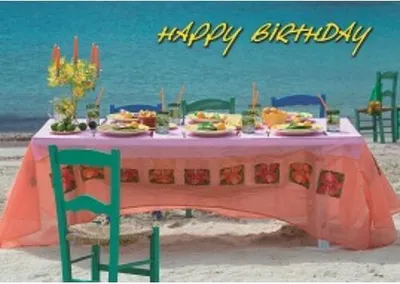 Produktbild von Gänseblümchen - Postkarte im Format 10,5 x 14,8 cm - Happy Birthday