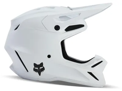 Image de Casque solide Fox V3 [blanc mat], taille S
