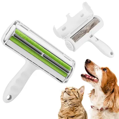 Produktbild von Fusselrolle Tierhaarentferner Haarentferner Flusenroller - Wiederverwendbar - 2 Stück - Für Hunde- und Katzenhaare