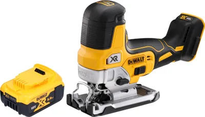 Produktbild von DeWalt DCS 335 N Akku Stichsäge 18 V 135 mm Brushless + 1x Akku 5,0 Ah - ohne Ladegerät