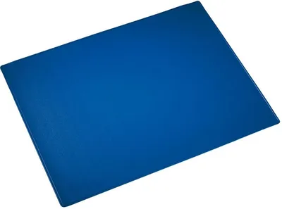 Produktbild von Schreibunterlage Kunststoff 65x50cm blau Packung mit 10 Stück