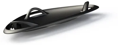 Produktbild von Rodelplatte Meteor 70 cm Schwarz