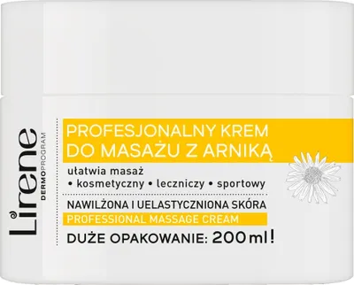 Image de Lirene Professional Crème de Massage à l'Arnica, 200 ml