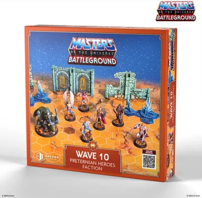 Productafbeelding van Masters of the Universe: Battleground Miniaturenspel, Golf 10: Preterniaanse Helden Faction *Duitse versie*
