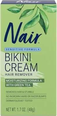 Produktbild von Nair | Haarentferner-creme - Grüntee - 48 G - Bikini-creme - Empfindliche Haut