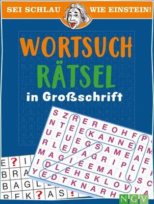 Produktbild von Sei schlau wie Einstein! - Wortsuchrätsel in Großschrift