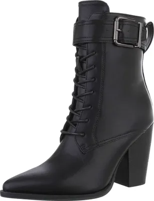 Produktbild von Ital-Design Damen Stiefeletten High-Heel Stiefeletten Leicht gefüttert Lederoptik Schnürstiefeletten 87740239 Schwarz Gr.  40