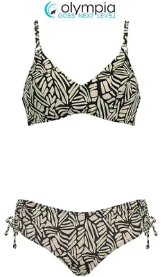 Produktbild von Olympia Bikini schwarz beige 42C