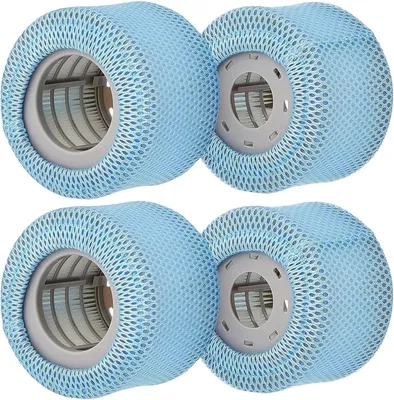 Produktbild von Ersatzfilterkartuschen mit Schutzgitter, 4 Stš¹ck, fš¹r Whirlpool