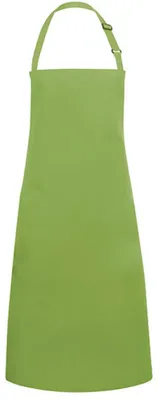 Produktbild von Karlowsky Latzschürze BASIC mit Schnalle 75 x 90 cm unisex Polyester/Baumwollmix Limette