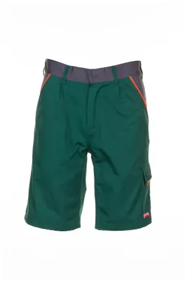 Productafbeelding van Planam Visline shorts, groen/oranje/grijs, maat M, artikelnummer 2472048