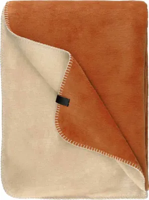 Produktbild von SCHÖNER WOHNEN-Kollektion Wohndecke FAVORIT Terra 150 x 200 cm