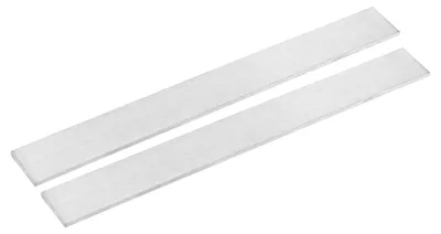 2 Edelstahl-Flachstangen 4x30x300 mm, gebürstet