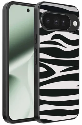 Image de Coque de protection pour Google Pixel 10 - Motif zèbre - Noir et blanc