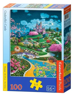 Productafbeelding van Puzzel van 100 stukjes, Kasteel Doornroosje, 111282, Castorland