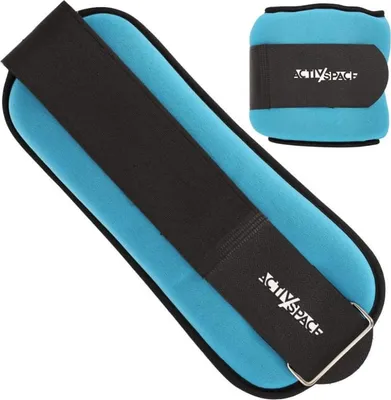 Produktbild von Knöchel- und Handgelenkgewichte, Handgewichte 2x1 kg - blau