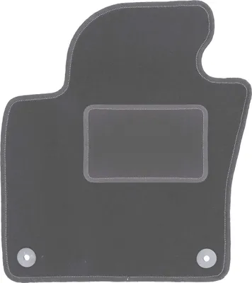 Immagine prodotto di Tappetino conducente in velluto grafite adatto per Volkswagen Tiguan I (2007-2015, minivan) – con fissaggi – perfettamente su misura