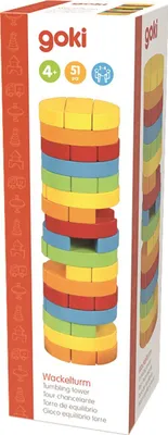Produktbild von Geschicklichkeitsspiel Wackelturm, rund