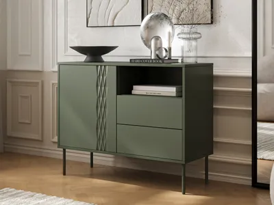 Immagine prodotto di Cassettiera stretta combinata HARTSELE - verde